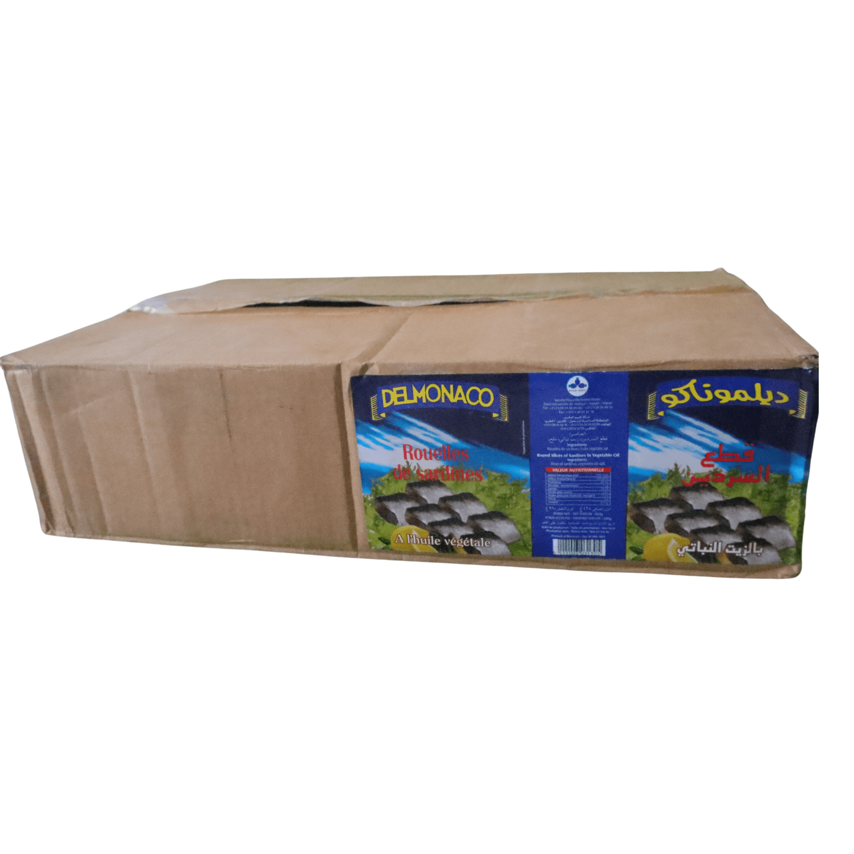 ROUILLE DE SARDINES DELMONACO 24X425G