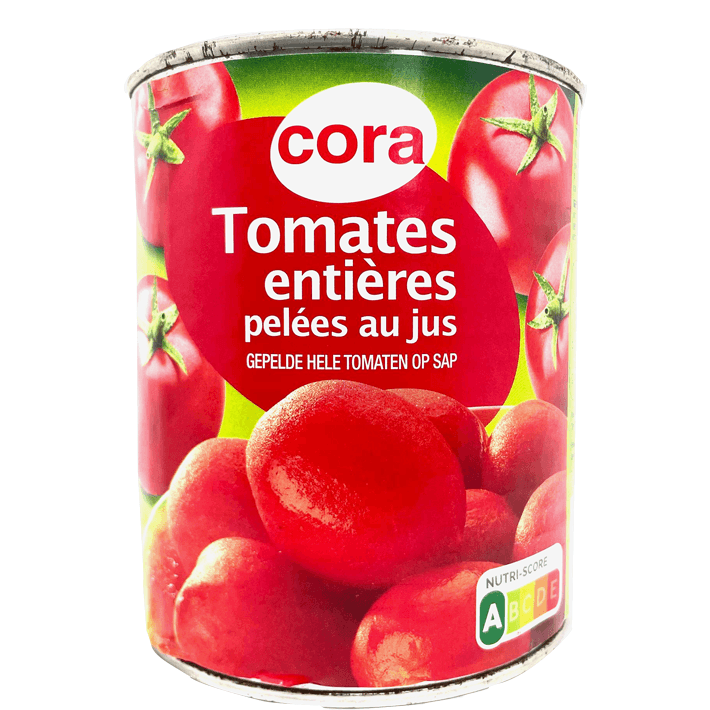 CORA TOMATES PELEES 780G