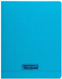 CAHIER PIQ POLYPRO 17X22 48P BLEU