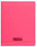 CAHIER PIQ POLYPRO 17X22 192P ROUGE