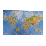SOUS MAIN EN PVC - CARTE DU MONDE
