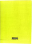 CAHIER PIQ POLYPRO 24X32 192P JAUNE TRANSPARENT