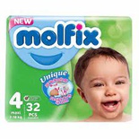 COUCHE BEBE MOLFIX N°4X4