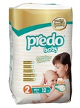 COUCHE BEBE PREDO N°2 x 4