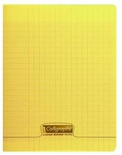 CAHIER PIQ POLYPRO 17X22 192P JAUNE