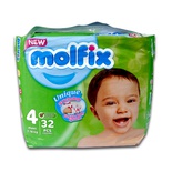 COUCHES MOLFIX 3 MIDI 4-9KG 36PCS