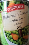 Freshona petit poids carottes 420g