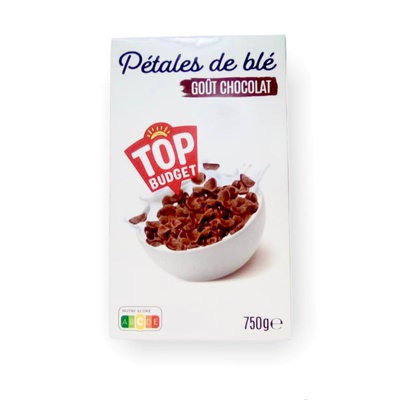 TOP BUGET PETALES DE BLE GOUT AU CHACOLAT  750G